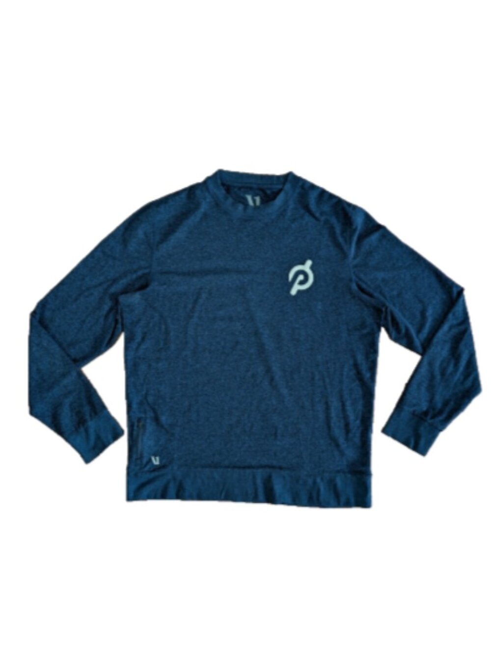 Vuori Mens Ponto Performance Peloton Soft Lightweight Zip Pocket Crewneck Size L
